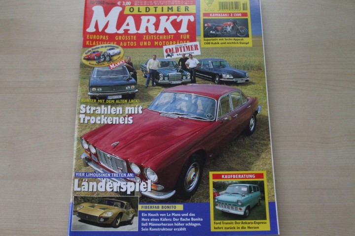 Deckblatt Oldtimer Markt (10/2003)
